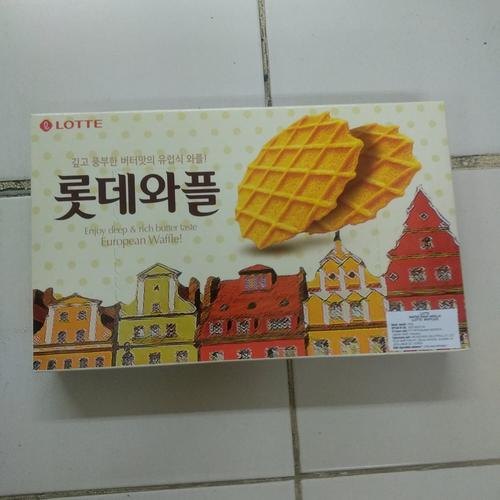 Foto Produk Lotte Waffles 160g dari cubeecubee