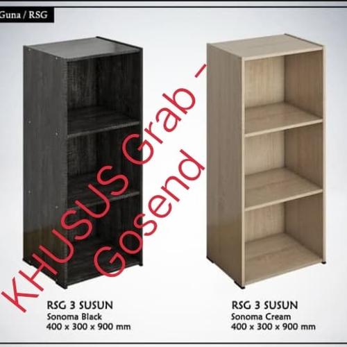 Foto Produk *HARGA PROMo***RAK BUKU 3 SUSUN KAYU/RAK SERBA GUNA 3 SUSUN dari CITTA FURNITURE