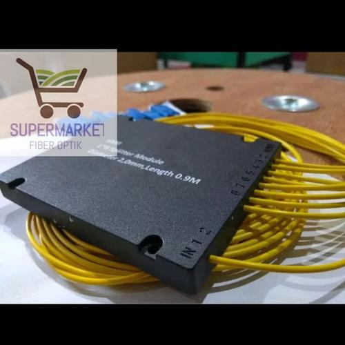Jual Fiber Optik Splitter 1 8 SAM PASSIVE SPLITTER MODULAR BESAR 1 8 ...
