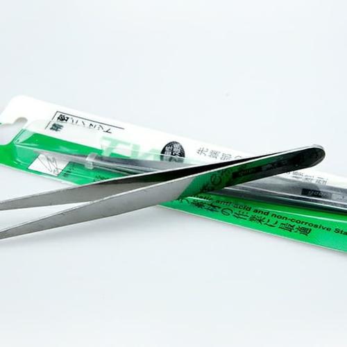 Foto Produk Pinset Stainless Steel Kepala Lancip (11cm) (Dalam Kemasan) dari Ramayana Grosir