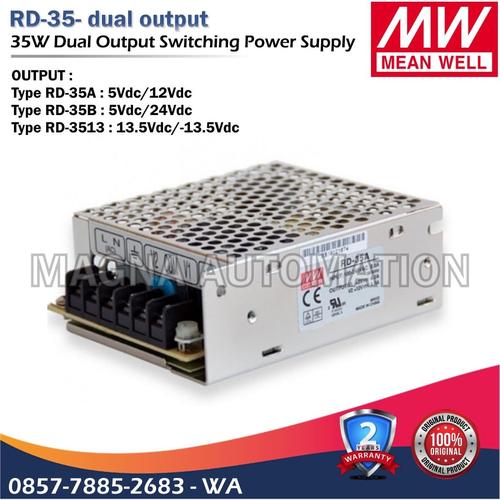 Jual MEAN WELL RD-3513 RD-35 Dual Output Switching Power Supply ...