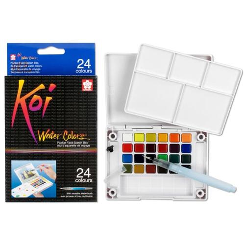 Jual SAKURA Koi Watercolor 24 Pocket Kota Denpasar Bali Art