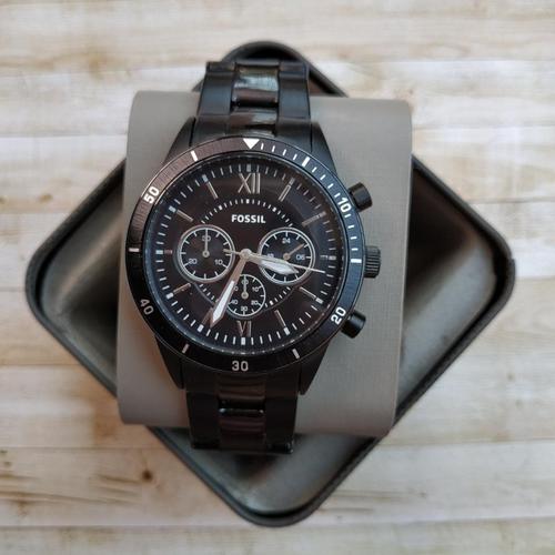 Jual Fossil Watch Stainless Black 