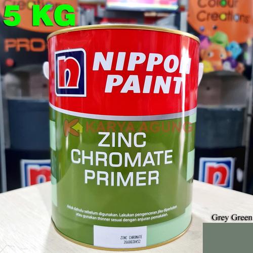 Jual Nippon ZINC CHROMATE GREY GREEN Protective Dasar Anti Karat 5 KG