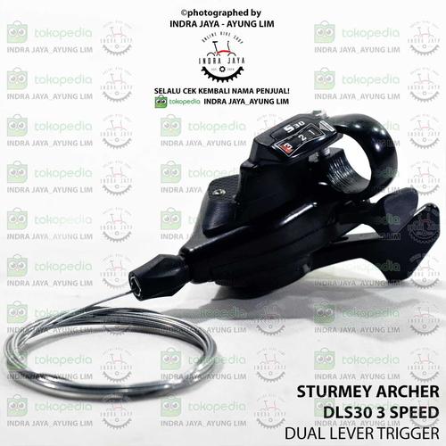 Sturmey Archer 3-Speed Trigger Shifter Right Hand With Cable