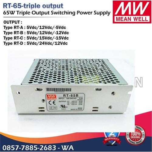 Jual Power Supply Meanwell Rt 65b Multi Output Rt 65b Net Mean Well Jakarta Barat Magna Automation Tokopedia