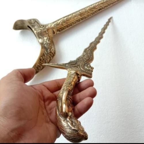 Jual Keris Naga Kembar Kuningan Antik Unik Kab Sukoharjo Tokobendaantik Tokopedia