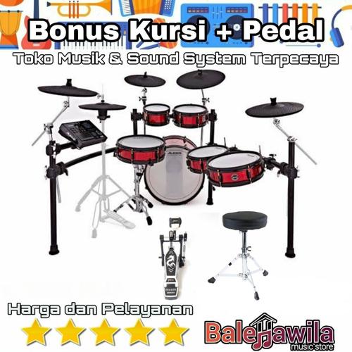Foto Produk Drum Elektrik Alesis Strike Pro Special Editon Bonus Kursi + Pedal Ori dari TIPTOP MUSIK&SOUNDSYSTEM