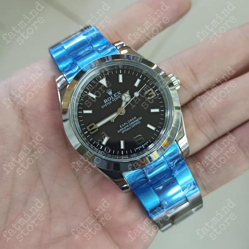 Jual JAM TAMGAN ROLEX EXPLORER SILVER 