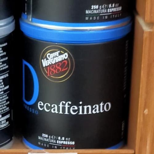 Foto Produk Cafe Vergnano Decaffeinated coffe 250gr kopi dari zamzam-shop