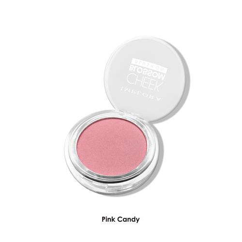 blush on pink