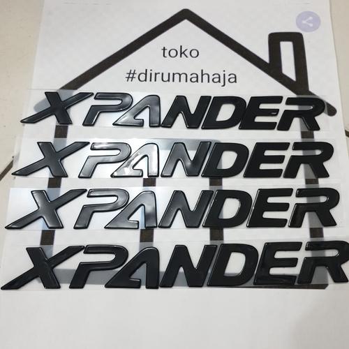 Foto Produk emblem kap mesin xpander black embose dari toko#dirumahaja
