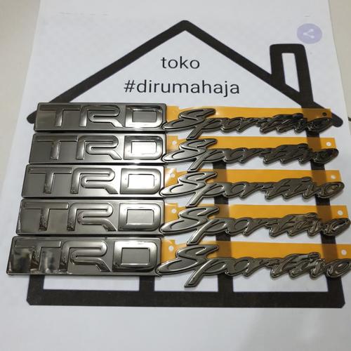 Foto Produk emblem TRD sportivo black crome original dari toko#dirumahaja