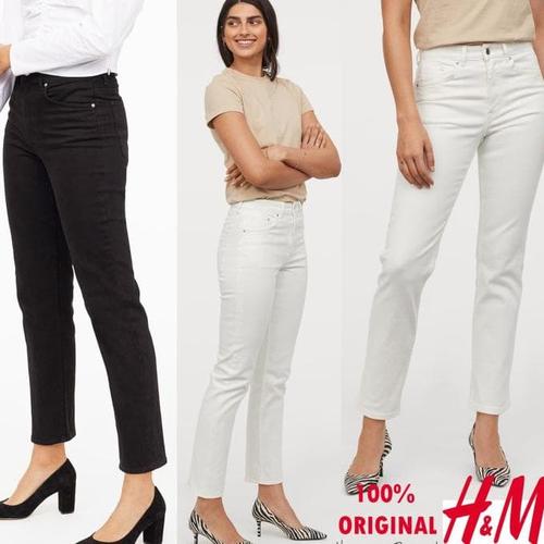Jual Original H\u0026M - Celana Jeans Panjang Wanita H\u0026M Straight Jeans Women -  Kota Bekasi - tarastore4 | Tokopedia