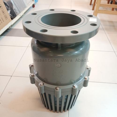 Jual Foot Valve PVC Flange JIS 10K 4 " inchi Jakarta Barat