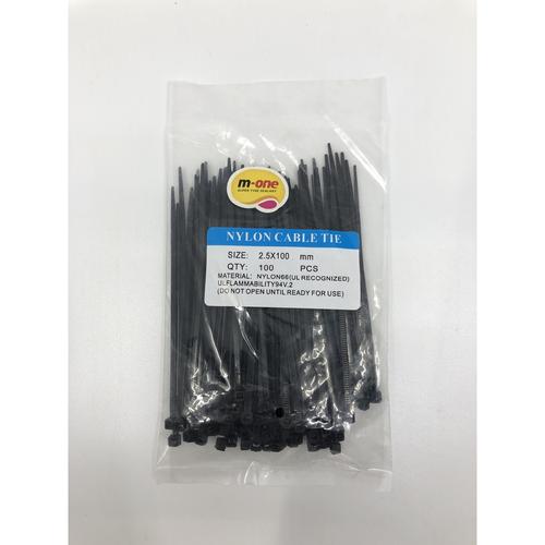 Foto Produk M-One Kabel Ties / Cable Tie 2.5 x 100mm (10 cm) dari M-One Official Store