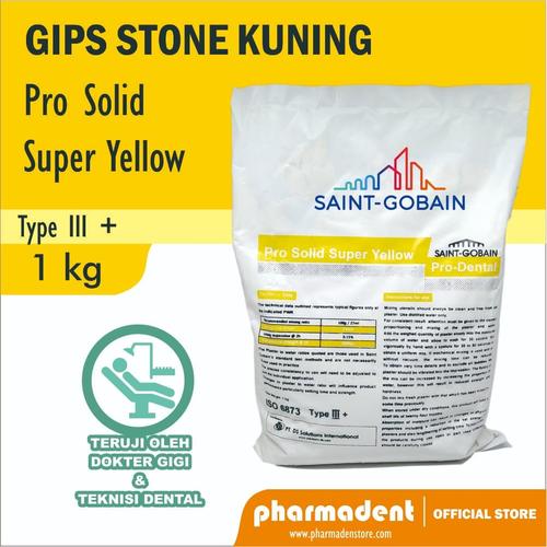 Jual Gips kuning tipe III 2/ dental stone Moldano material / bahan cor gigi Kota Tangerang