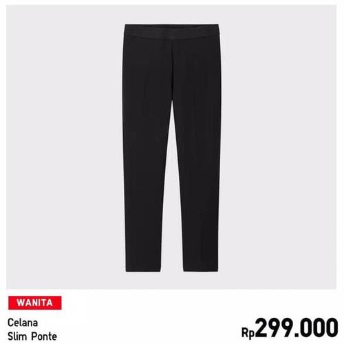 Jual Uniqlo Slim Ponte Pants Rz - Kota 