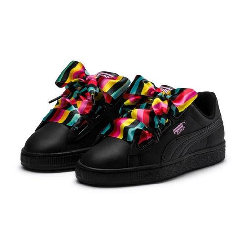 Sneaker Shoes Puma Basket Heart New School White Jual Sepatu