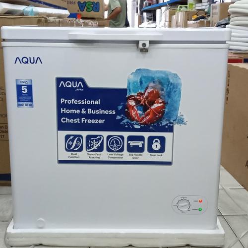 Jual Aqua Freezer Box Aqf160w 160 Ltr Jakarta Barat Oke Elektronik Cengkareng 