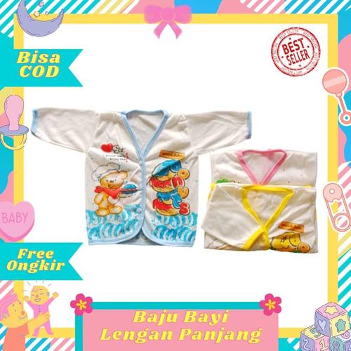 Foto Produk Baju Bayi perempuan laki-laki Atasan Lengan Panjang baru lahir newborn dari Toko Bayi Hanifah