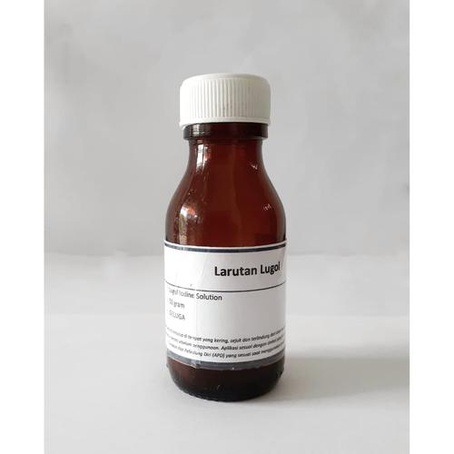 Jual Larutan Lugol (Lugol Iodine Solution), 50 gram Kab. Tangerang