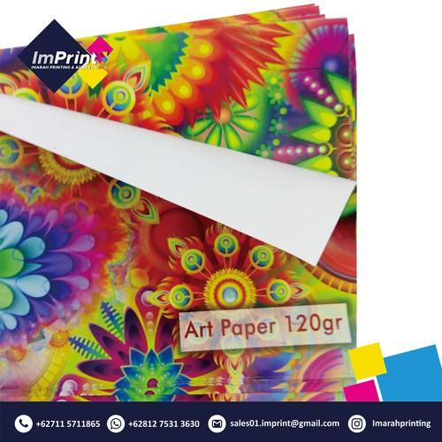 Jual Cetak/Print Kertas Art Paper A3 120gram Kota Palembang