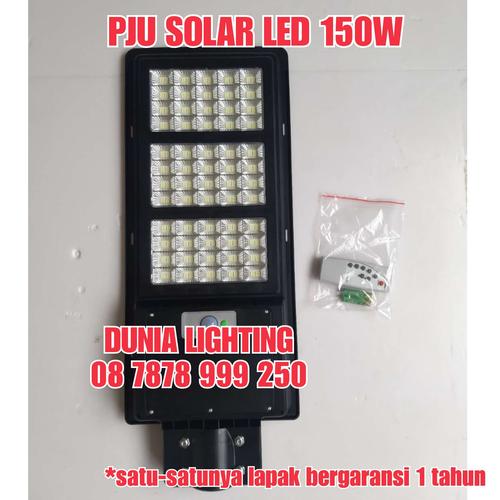Jual LAMPU JALAN SOLAR CELL LED 150WATT PJU TENAGA SURYA LED 150W 150 ...