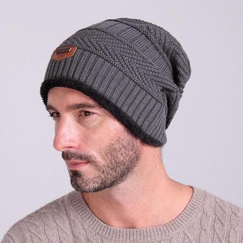 Topi Kupluk Wool Winter Beanie Hat 