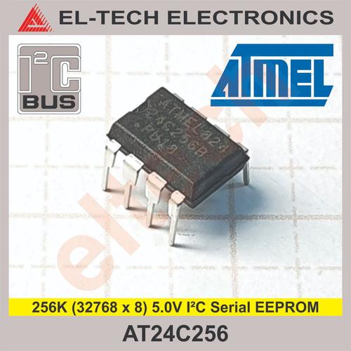 Jual AT24C256 AT 24C256 256K (32768 x 8) 5.0V I²C Serial EEPROM - Kota ...