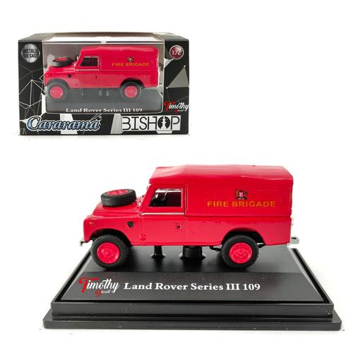 Voiture Miniature Land Rover Série III 109 Pompiers Cararama 1/43 - Réf. 451750, Neuve, Collection