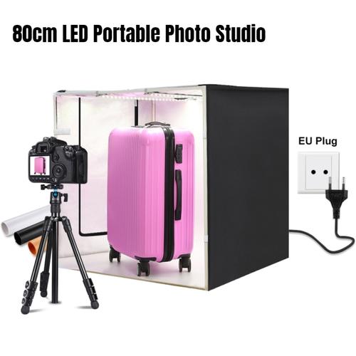 Jual Fotobox 80cm LED Light Portable PhotoBox Studio Photo Foto Box