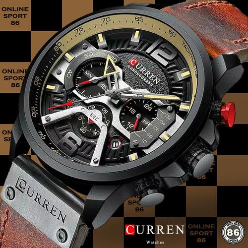 Promo Jam Tangan Pria Curren 8329 Brownhitamhitam Jakarta Barat Onlinesport86 Tokopedia