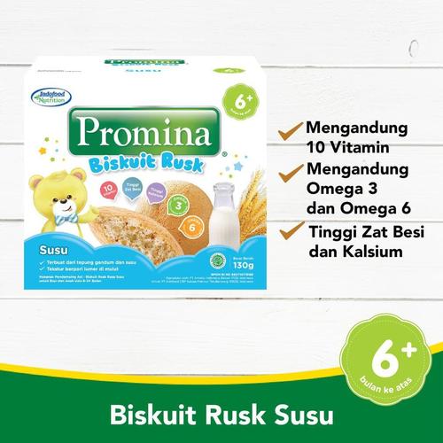 Jual Terlaris! Promina Rusk Susu New 130 G X 1 Pcs - Jakarta Selatan -  ISTI_BABY_FASHION | Tokopedia