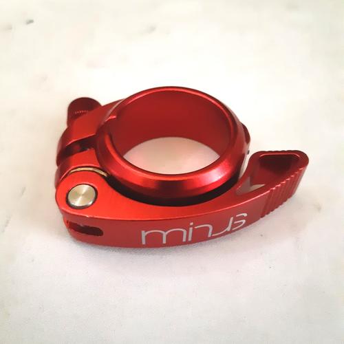Foto Produk seatclamp minus untuk seatpost 33.9 merah anodize dari farras bikes