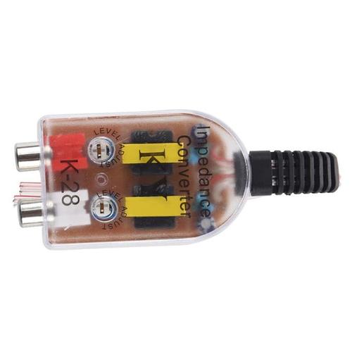 Jual Speaker out to line out RCA impedance converter adapter isolator