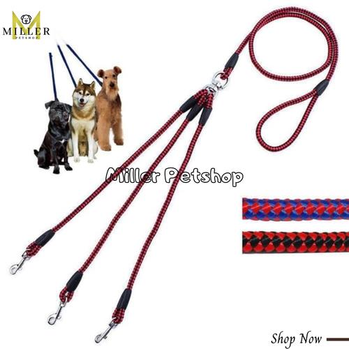 Jual Tali Tuntun Anjing 3 Arah Pet Dog Leash Pet Leash Tali Anjing Triple Kab Tangerang Miller Petshop Tokopedia