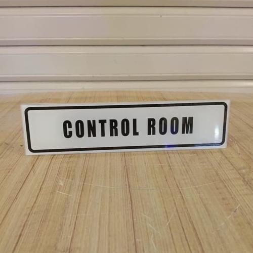 Jual AKRILIK CONTROL ROOM UK 5X20CM SIGN K3 RAMBU ACRYLIC - Jakarta ...