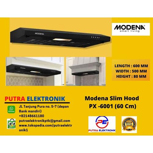 Jual COOKER HOOD MODENA Px6001 PX 6001 60CM Kota Pontianak