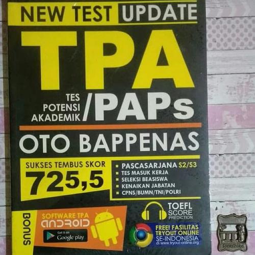 Jual Jual Buku Persiapan Ujian Soal Tpa Paps Oto Bappenas New Tes Jakarta Barat Bukupersiapanujian01 Tokopedia