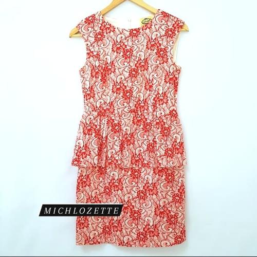 Jual PRELOVED Dress Peplum Sleeveless 