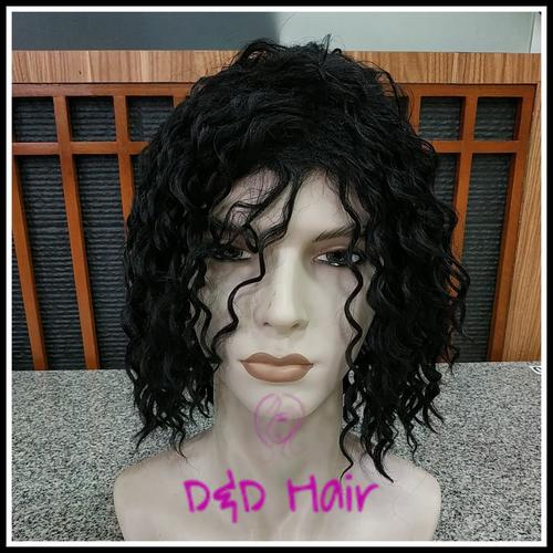 Foto Produk Wig Rambut - Wig Pria - D&D1055 - Black - Wig Kribo dari D&D HAIR