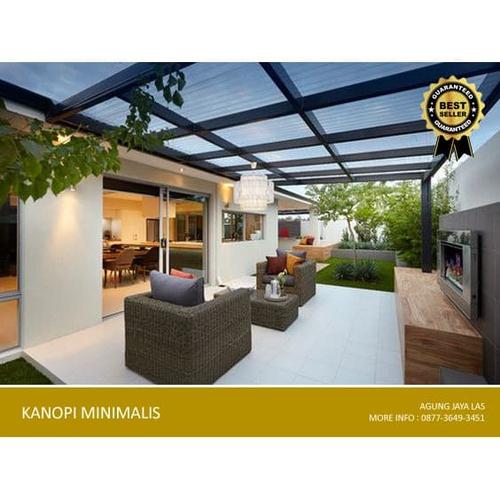Jual Kanopi minimalis carport rumah - Jakarta Selatan - Sumber Canopy