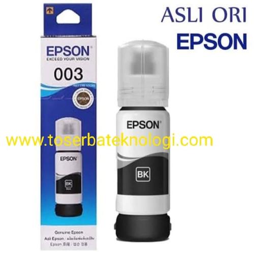 Gambar Tinta Epson 003 Original Hitam dari Toserba Teknologi Official Kota Bandung Tokopedia