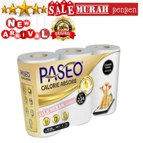 Foto Produk Tissue Minyak Paseo kitchen towel 3 roll 2 ply / Tissue dapur towel dari sale murah penpen