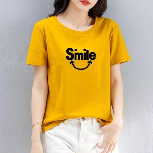 Foto Produk Kaos Widih (Smile Me, LD 90, P 57) - Hitam dari Haniya-fashion