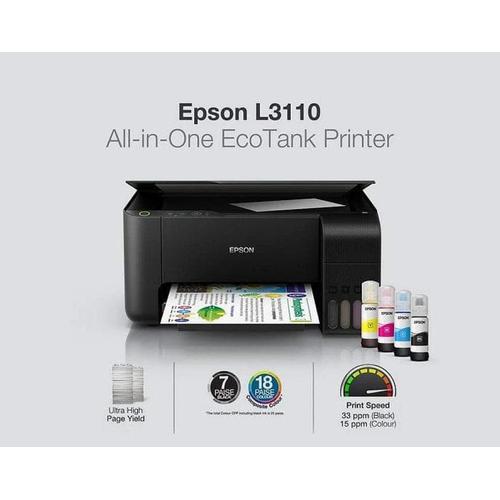 Jual Printer Epson EcoTank L3110 All-in-One Ink Tank - Jakarta Selatan -  Aadi445 | Tokopedia