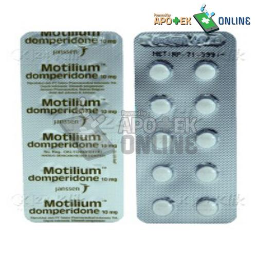 Gambar MOTILIUM 10MG STRIP 10 TABLET dari Apotek Ria Farma Kota Surabaya Tokopedia