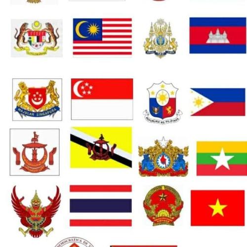 Jual Terlaris Bendera Bendera Negara Asean Satu Set Jakarta Pusat Berani09 Tokopedia