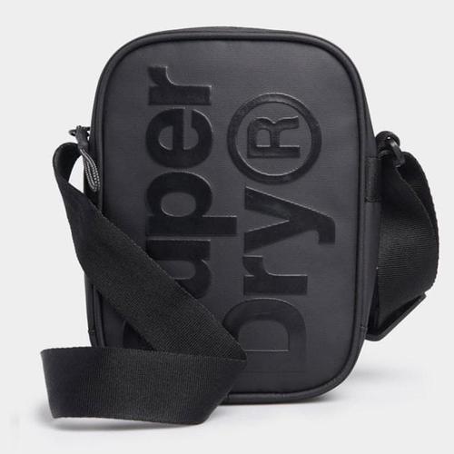 Tas Superdry Side Bag Embossed Black Sling Bag Original di  Santis Store Tokopedia